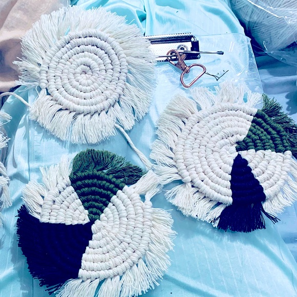 🌟HOST PICK🌟New Soul Embellish Handmade Bohemian Macrame Medallion Home Decor - Picture 14 of 16